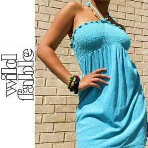 Y2K Terrycloth Halter Dress NWT